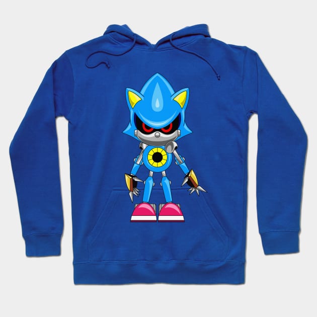 Metal Sonic Retro Hoodie by Nidavellir